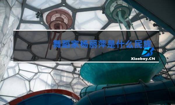 舞蹈家杨丽萍是什么民族