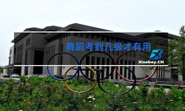 舞蹈考到几级才有用