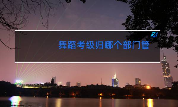 舞蹈考级归哪个部门管图片