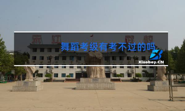 舞蹈考级有考不过的吗