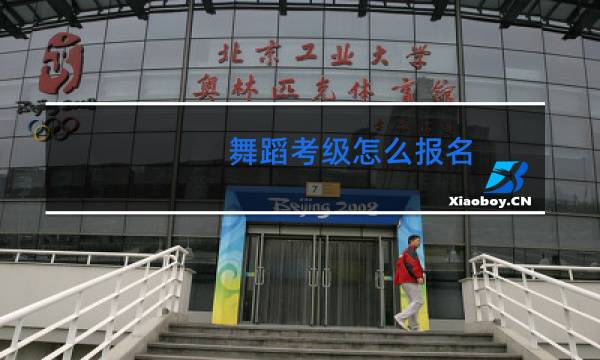 舞蹈考级怎么报名图片