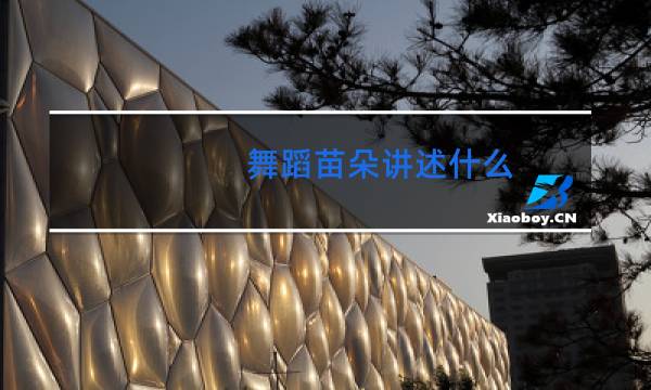 舞蹈苗朵讲述什么