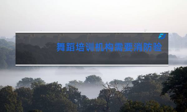 舞蹈培训机构需要消防验收么图片