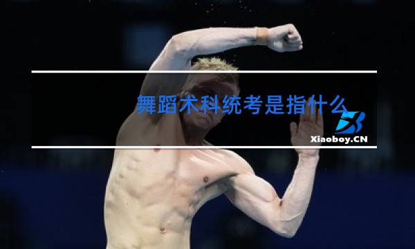 舞蹈术科统考是指什么