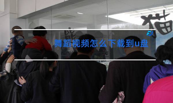 舞蹈视频怎么下载到u盘