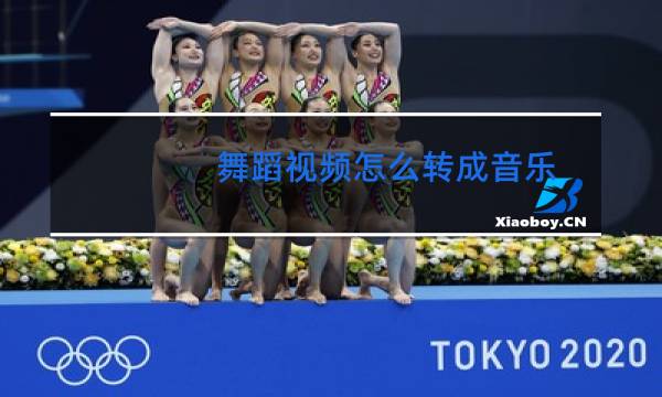 舞蹈视频怎么转成音乐图片