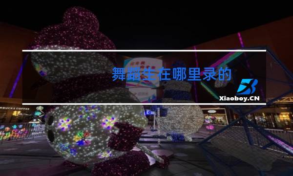 舞蹈生在哪里录的