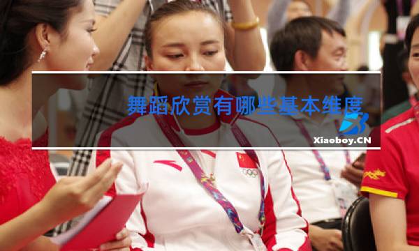 舞蹈欣赏有哪些基本维度