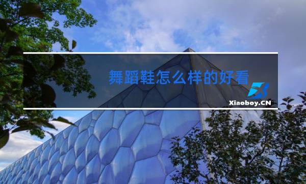 舞蹈鞋怎么样的好看图片