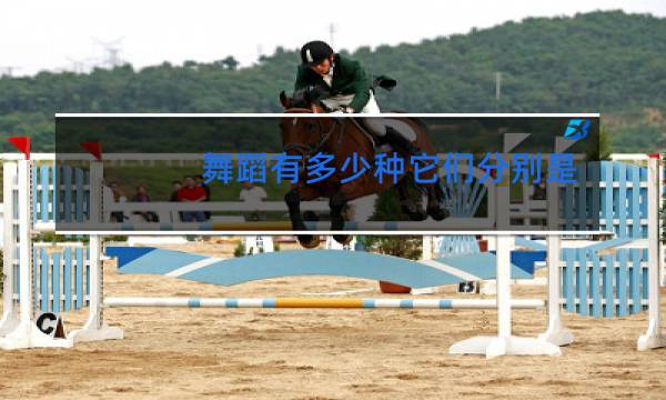 舞蹈有多少种它们分别是什么