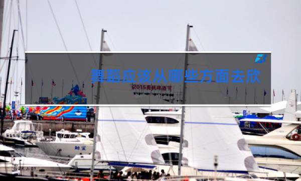 舞蹈应该从哪些方面去欣赏图片