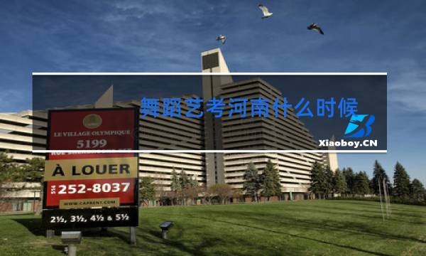 舞蹈艺考河南什么时候