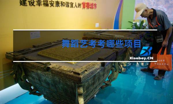 舞蹈艺考考哪些项目