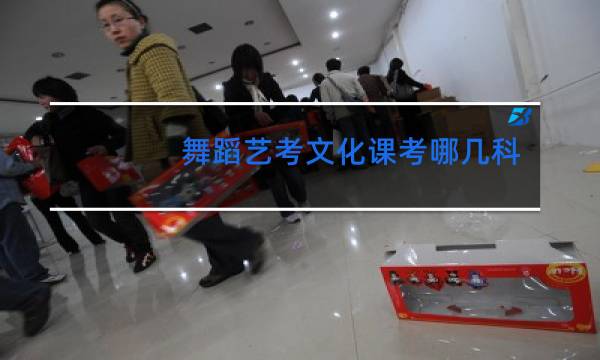 舞蹈艺考文化课考哪几科图片