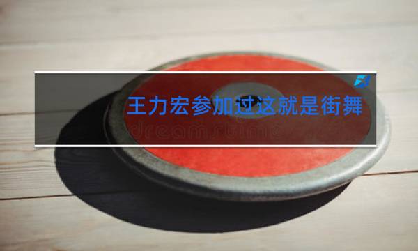 王力宏参加过这就是街舞吗