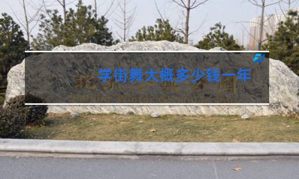 学街舞大概多少钱一年
