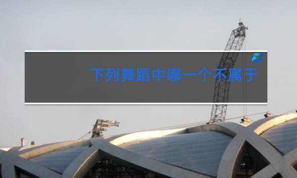 下列舞蹈中哪一个不属于街舞