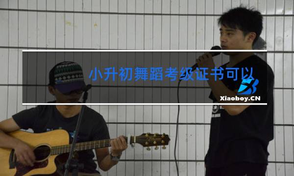 小升初舞蹈考级证书可以加分吗