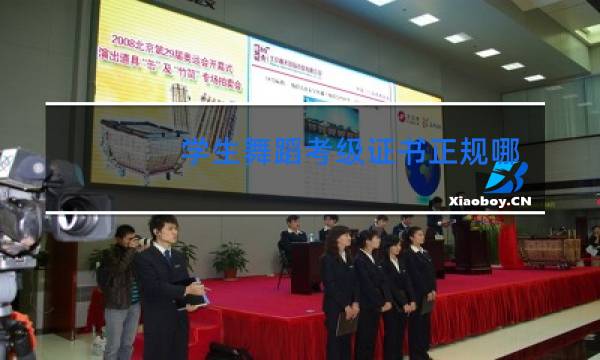 学生舞蹈考级证书正规哪个最权威