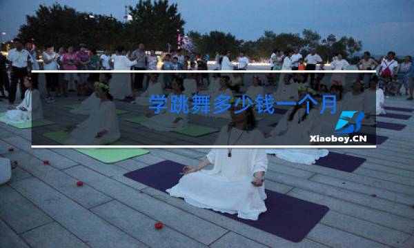 学跳舞多少钱一个月
