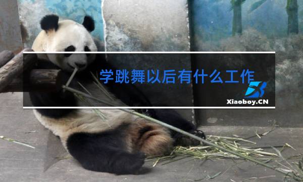 学跳舞以后有什么工作