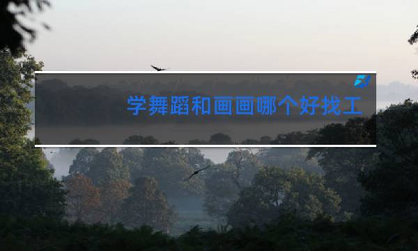 学舞蹈和画画哪个好找工作