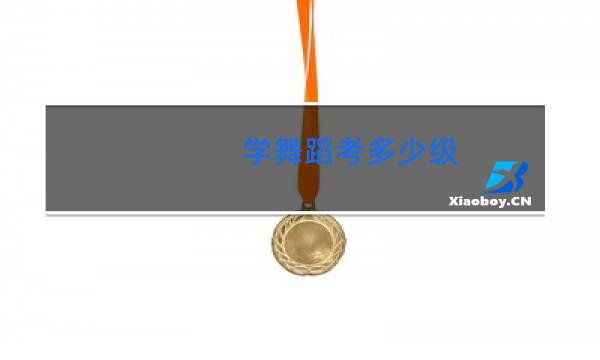 学舞蹈考多少级