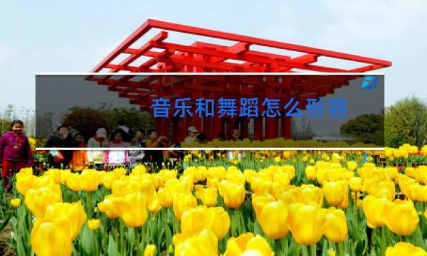音乐和舞蹈怎么形容