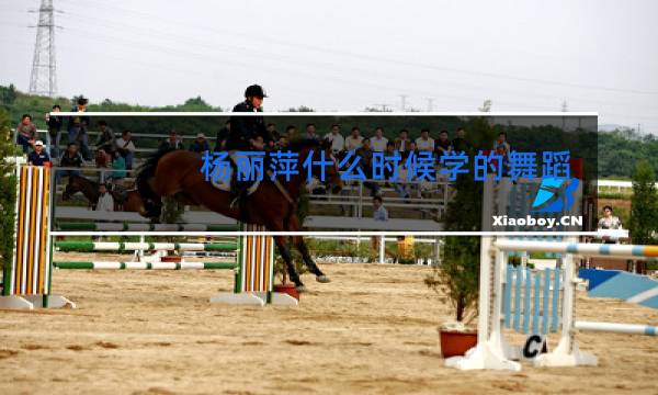 杨丽萍什么时候学的舞蹈