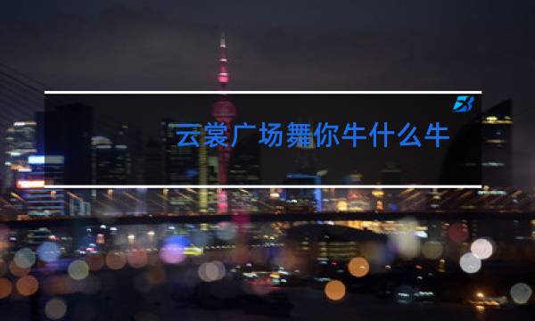 云裳广场舞你牛什么牛