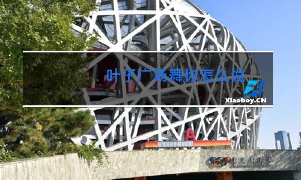 叶子广场舞你怎么说