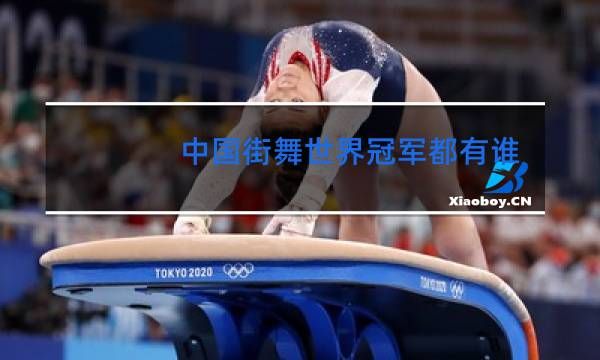 中国街舞世界冠军都有谁