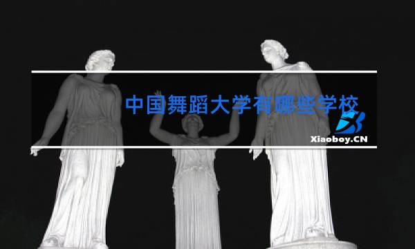中国舞蹈大学有哪些学校图片