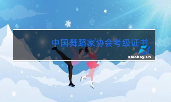 中国舞蹈家协会考级证书对升学有用吗图片