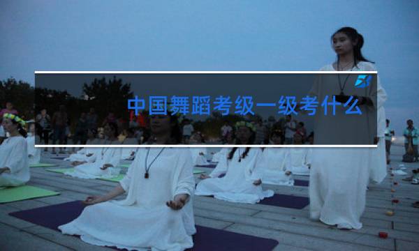 中国舞蹈考级一级考什么内容