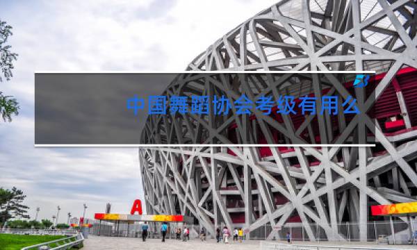 中国舞蹈协会考级有用么图片