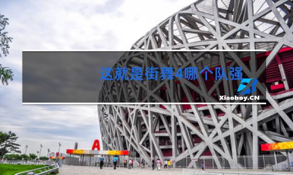 这就是街舞4哪个队强