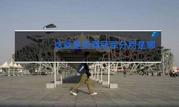 这就是街舞冠军分别是哪个战队