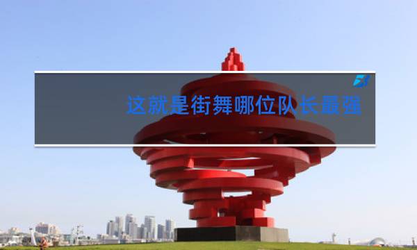 这就是街舞哪位队长最强