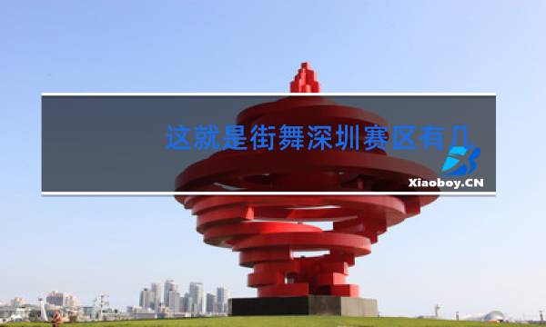 这就是街舞深圳赛区有几强