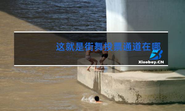 这就是街舞投票通道在哪图片