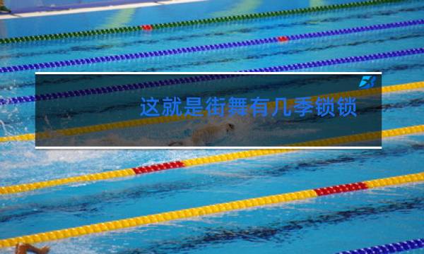 这就是街舞有几季锁锁