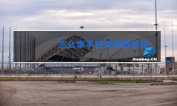 怎么拿手机录舞蹈视频图片