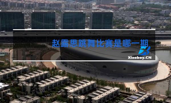 赵露思跳舞比赛是哪一期