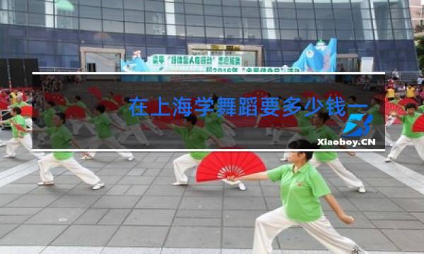 在上海学舞蹈要多少钱一个月图片