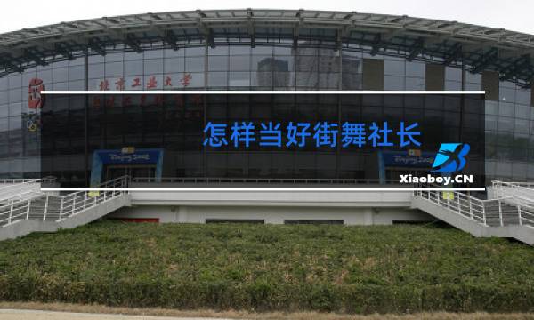 怎样当好街舞社长图片