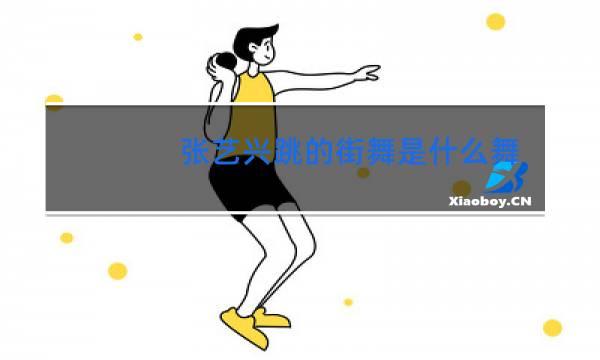 张艺兴跳的街舞是什么舞种