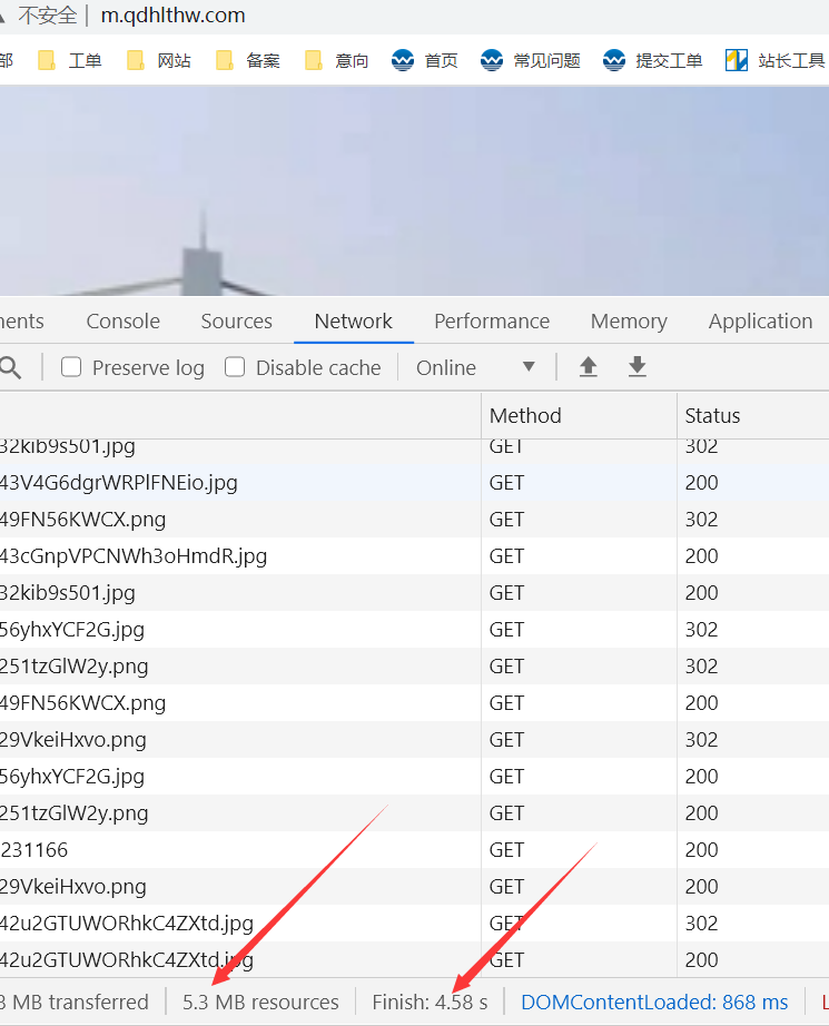 m.qdhlthw.com 打开非常慢