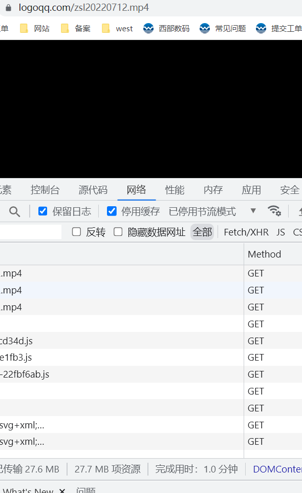 这个服务器上类似这样的视频看不了,是做了防火墙吗?