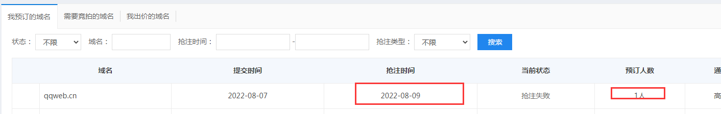 域名抢注问题qqweb.cn